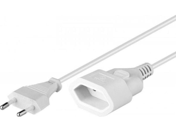 Goobay 50509, 5 m, Virtapistoke tyyppi C, Virtapistoke tyyppi C, H03VVH2-F, 250 V