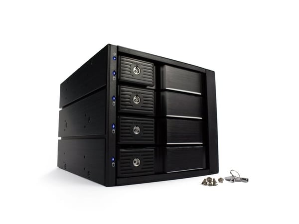 FANTEC BP-SA3141 - Internt RAID-kabinett - 3.5" - SATA 6Gb/s / SAS 6Gb/s - SAS 6Gb/s, SATA 6Gb/s - svart