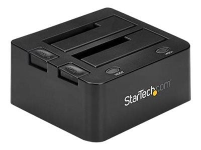 StarTech.com Dual-Bay USB 3.0 til SATA-harddisk-dokkingstasjon, USB-harddiskdokkingstasjon, ekstern 2.53.5 SATA IIIIII, SSDHDD-dokkingstasjon, Hot-...
