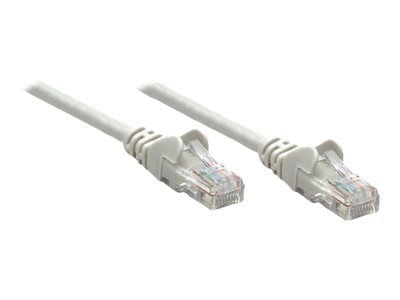Intellinet Network Patch Cable, Cat5e, 1.5m, Grey, CCA, U/UTP, PVC, RJ45, Gold Plated Contacts, Snagless, Booted, Lifetime Warranty, Polybag - Kobl...