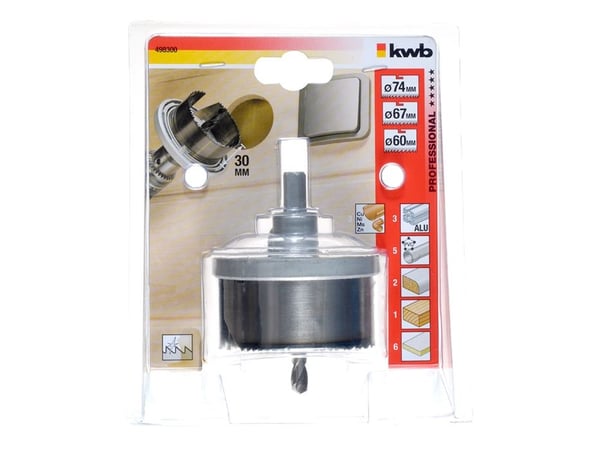 kwb 498300, Sett, Drill, Løvtre, Laminert Panel, Gipsplater, Plast, Tre, Grønn, Rustfritt stål, Fjær stål, 3 cm