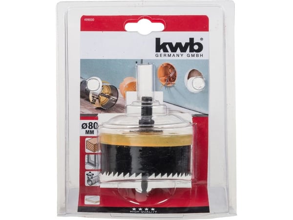 kwb 499000, Single/enkelt, Drill, Gipsplater, Plast, Mykt tre, Tre, Gult, Rustfritt stål, Fjær stål, 2,8 cm
