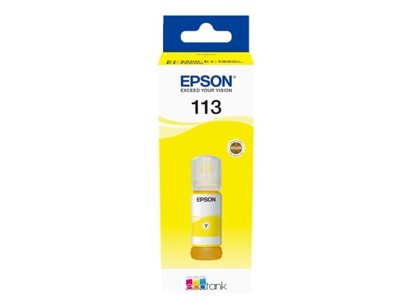 Epson EcoTank 113 - 70 ml - gul - original - blekkrefill - for EcoTank ET-16150, 16650, 5150, 5170, 5800, 5850, 5880; EcoTank Pro ET-16680, 5150, 5170