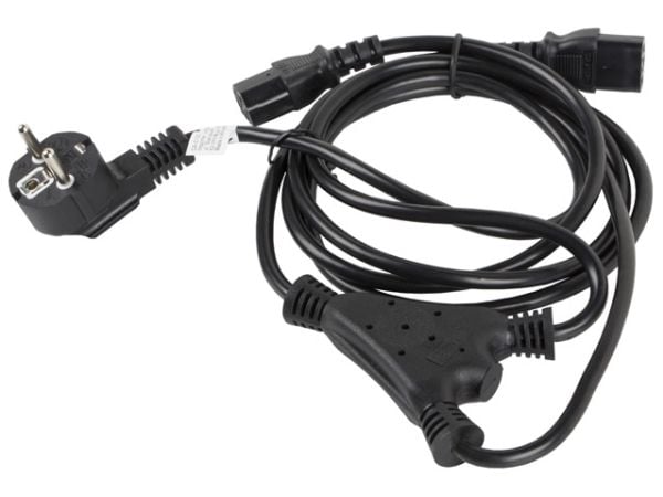 Lanberg - Strømkabel - CEE 7/7 (han) til IEC 60320 C13 - 1,8 m - lajittelu