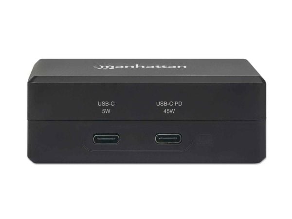 Manhattan 130554, USB 3.2 Gen 1 (3.1 Gen 1) Type-C, 52,5 W, Musta, HDMI, USB 3.2 Gen 1 (3.1 Gen 1) Type-A, USB 3.2 Gen 1 (3.1 Gen 1) Type-C, USB 3....