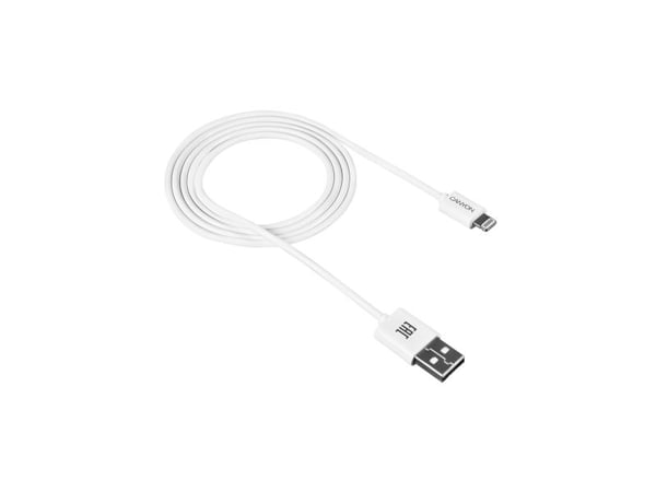 Canyon CNE-CFI1 - Lightning-kabel - Lightning hann til USB hann - 1 m - hvit