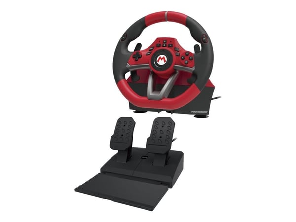 HORI Mario Kart Racing Wheel Pro Deluxe - Hjul- og pedalsett - kablet - for Nintendo Switch