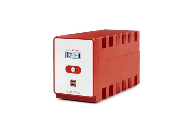 SALICRU SPS SOHO+ SPS 1200 SOHO+ - UPS - AC 230 V - 720 watt - 1200 VA - 7 Ah - USB - utgangskontakter: 4