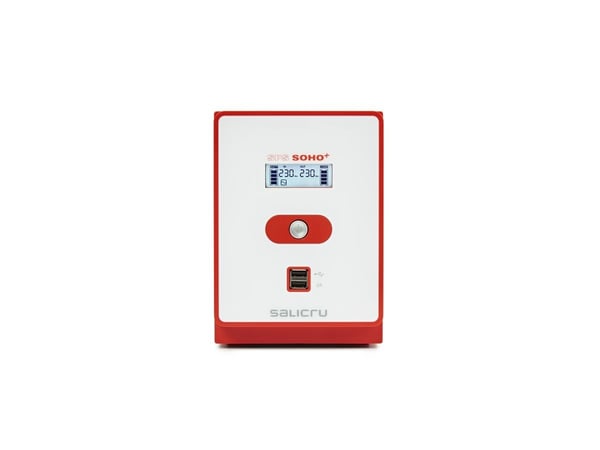 SALICRU SPS SOHO+ SPS 1200 SOHO+ - UPS - AC 230 V - 720 watt - 1200 VA - 7 Ah - USB - utgangskontakter: 4