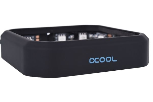 Alphacool Aurora XPX, Polyoksymetylen (POM), Svart, 4-pin, 75 mm, 75 mm, 17 mm