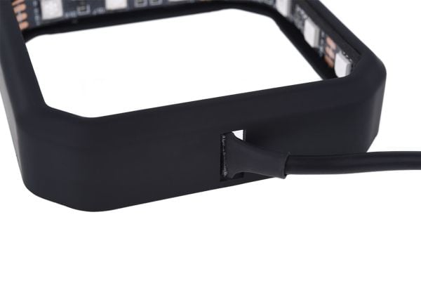 Alphacool Aurora XPX, Polyoksymetylen (POM), Svart, 4-pin, 75 mm, 75 mm, 17 mm