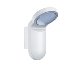 ESYLUX OL 100 LED 3K, Utendørs vegglampe, Hvit, Aluminium, Plast, IP55, Fasade, II