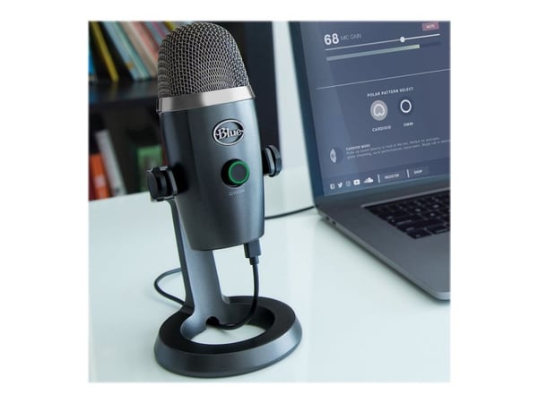 Blue Microphones Yeti Nano - Mikrofon - USB - skyggegrå