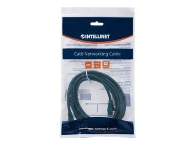 Intellinet Network Patch Cable, Cat6, 7.5m, vihreä, CCA, U/UTP, PVC, RJ45, kullatut koskettimet, Snagless, Booted, Lifetime Warranty, Polybag - Pat...