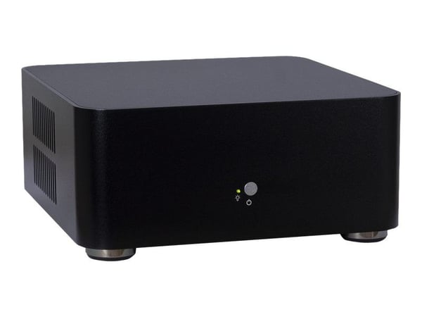Inter-Tech A80 - Tower - ITX - strömadapter 60 Watt - svart - USB
