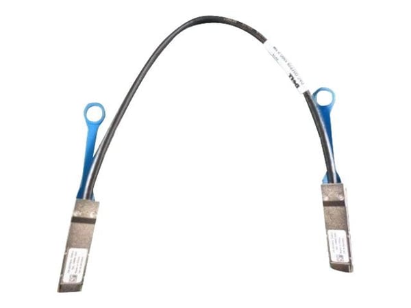 Dell Networking - 100GBase direktkopplingskabel - QSFP28 till QSFP28 - 0.5 m - fiberoptisk - passiv - för Networking S6100; Networking S5224, S5232...