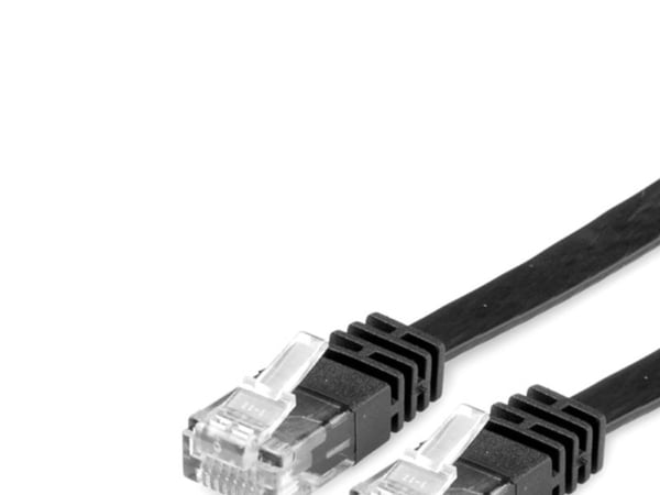 VALUE 21.99.0962, 2 m, Cat6, U/FTP (STP), RJ-45, RJ-45, Sort