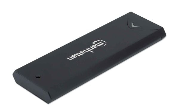 Manhattan 130530, SSD-kabinett, M.2, M.2, 10 Gbit/s, USB-tilkobling, Sort