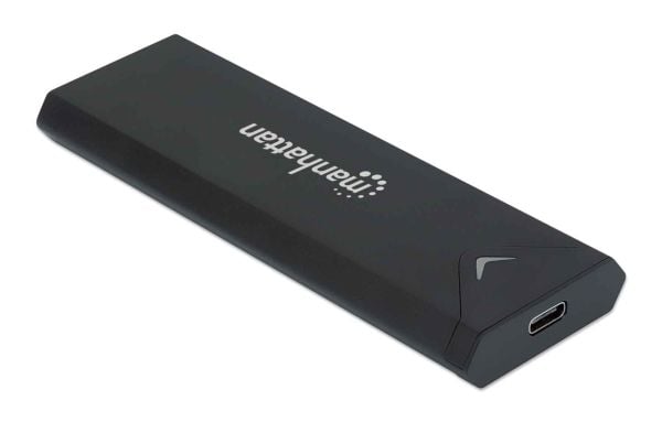 Manhattan 130530, SSD-kabinett, M.2, M.2, 10 Gbit/s, USB-tilkobling, Sort