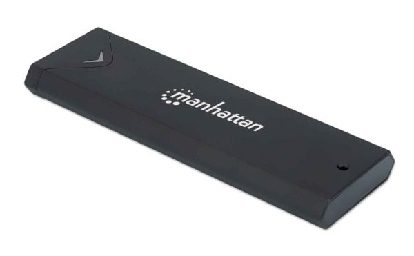 Manhattan 130530, SSD-kabinett, M.2, M.2, 10 Gbit/s, USB-tilkobling, Sort
