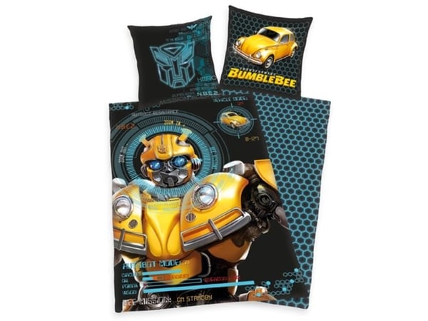 Transformer Bumblebee Sengetøj 135x200 cm - 100 procent bomuld