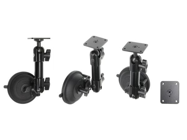 Brodit - Monteringssett (pidestallmontering) - plastikk, aluminium - svart - koppholder for bil