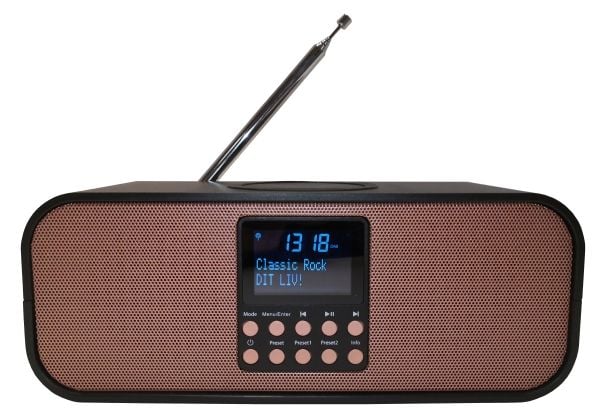 Scansonic PA8001 DAB+/FM-radio, Qi-langaton lataus jopa 10 W