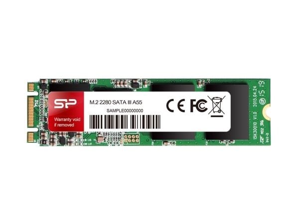 SILICON POWER M.2 2280 A55 - SSD - 256 GB - intern - M.2 2280 - SATA 6Gb/s