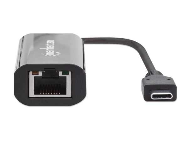 Manhattan 153300, Kabel, USB Type-C, Ethernet, Svart