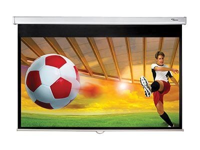 Optoma PWC - Projektorduk - takmontering, väggmontering - 92" (233.7 cm) - 16:9 - Matte White - för Optoma HZ40STx