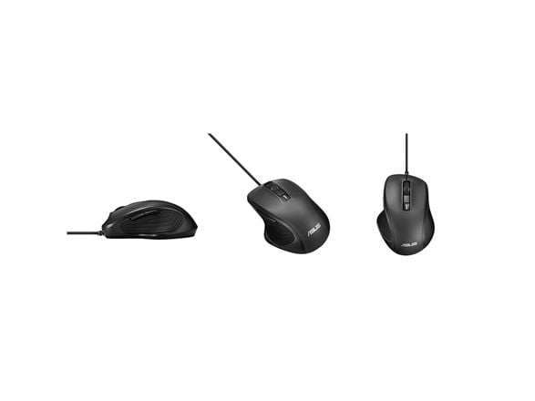 ASUS UX300 - Mus - optisk - 5 knapper - kablet - USB - svart