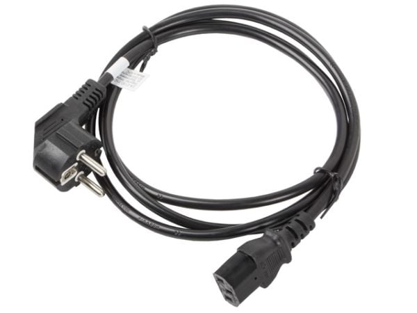 Lanberg - Strømkabel - power CEE 7/7 (hann) til power IEC 60320 C13 - 10 A - 1.8 m - svart