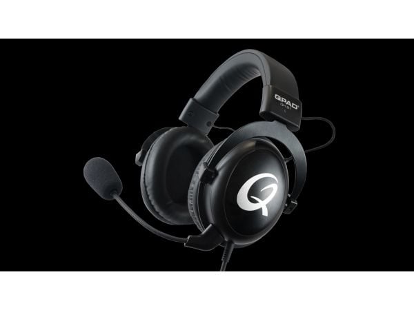 QPAD QH-91, Kabel, Spela, 15 - 25000 hz, 350 g, Headset, Svart