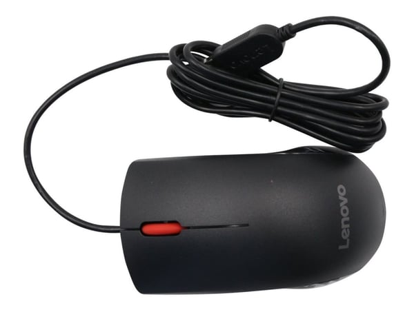 Lenovo - Mus - optisk - kabelansluten - USB - svart - (CRU) - Tier 1, FRU - för S510; ThinkServer RS160; TS150; TS450; TS460; ThinkStation P410; P5...