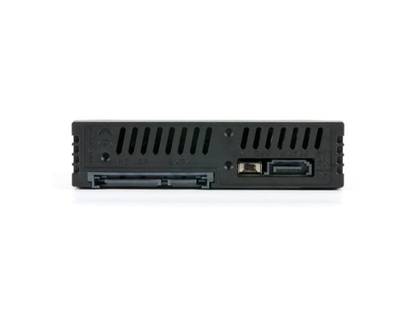 FANTEC MR-25DUAL - Förvaringsmobilrack - 2.5" - SATA 6Gb/s / SAS 6Gb/s - svart