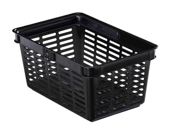 Durable Shopping Basket, Musta, Muovi, Ostoskori, 19 L, 400 mm, 300 mm