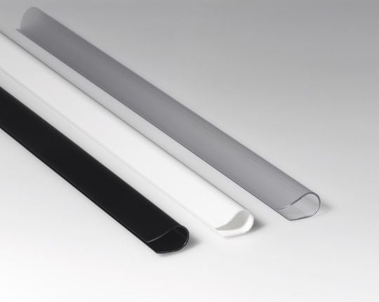 DURABLE - Diassamleperm - for A4 (210 x 297 mm) - kapasitet: 80 ark - hvit (en pakke 25)