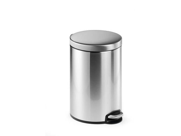 Durable 340123, 12 l, Rund, Rostfritt stål, Rostfritt stål, Pedal, Rostfritt stål