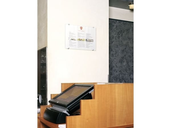 Durable Crystal Sign, A3, Läpinäkyvä, 297 mm, 420 mm