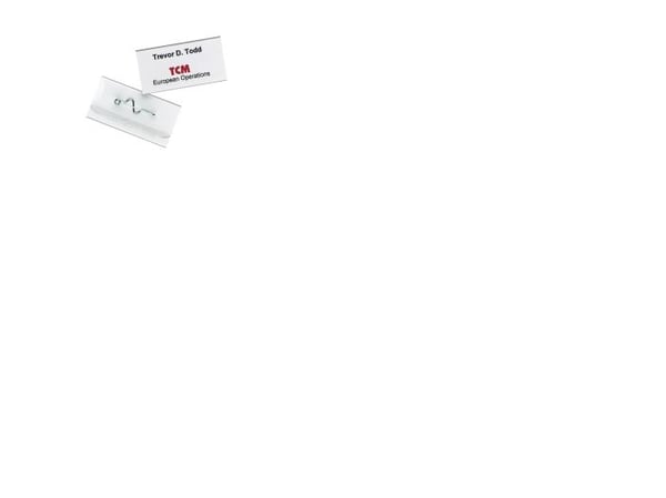 Durable 8006-19, Plast, Transparent, 60 mm, 30 mm, 100 styck