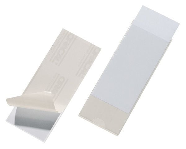 Durable Pocketfix, Gjennomsiktig, Rektangel, Polypropylen (PP), 60 mm, 150 mm, 10 stykker