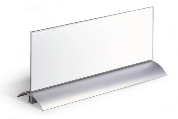 Durable 820319, Akryl, Aluminium, Sølv, Gjennomsiktig, Monokromatisk, Rektangel Durable 820319, Akryl, Aluminium, Sølv, Gjennomsiktig, Monokromatisk, Rektangel