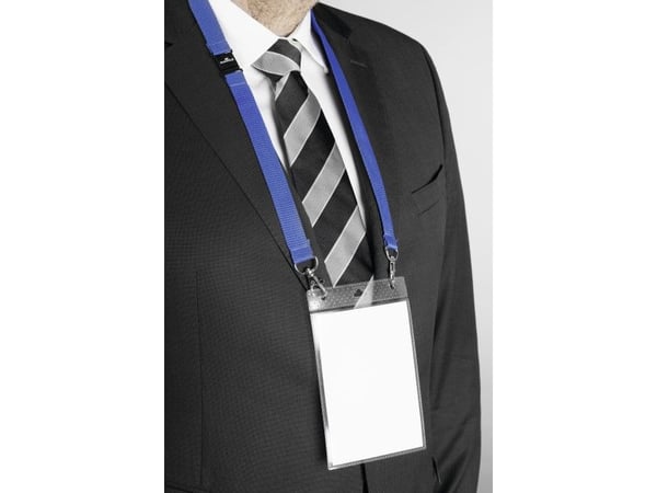 Navnelapp A6 med tekstilkrage duo - (10 stk./pakning)