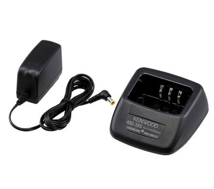 Kenwood Electronics KSC-35SE, innendørs, toveis radio, strøm, svart, KNB-45, 63, 65