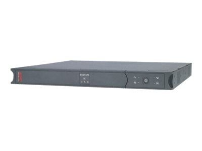 APC Smart-UPS SC 450VA - UPS (kan monteres i rack) - AC 230 V - 280 watt - 450 VA - RS-232 - utgangskontakter: 4 - 1U - grå - for P/N: AR106SH6, AR...