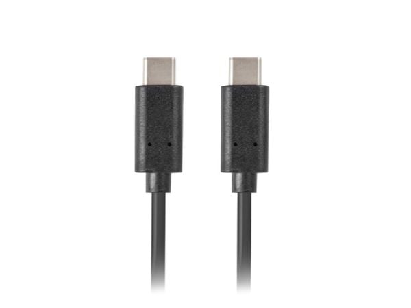 Lanberg - USB-kabel - USB-C (hann) til USB-C (hann) - USB 2.0 - 50 cm - svart