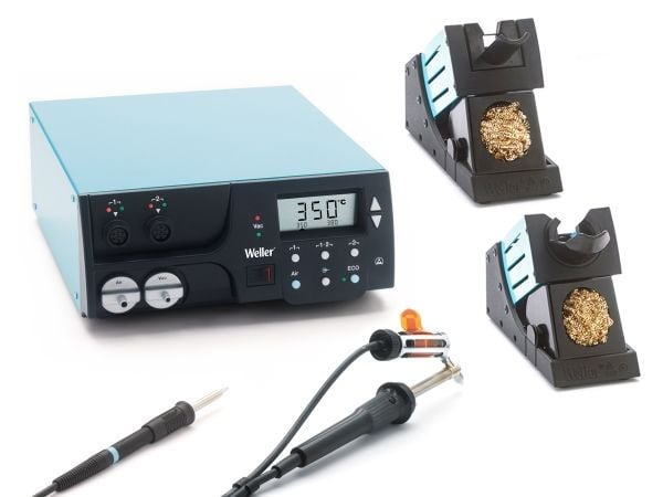 Weller WR 2002, 2 kanaler, 9 °C, 2 °C, 50 °C, 550 °C, LCD