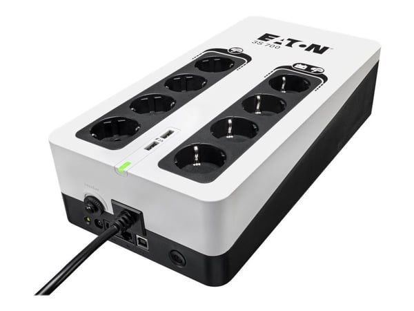 Eaton 3S 700 - UPS - AC 220-240 V - 420 watt - 700 VA - enkeltfase - USB - utgangskontakter: 8