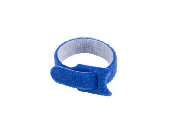 Lanberg ORG01-MT150-MC6, Koukullinen ja lenkillinen nippuside, Kangas, Musta, Sininen, Vihreä, Punainen, Valkoinen, Keltainen, 150 mm, 12 mm, 12 kpl