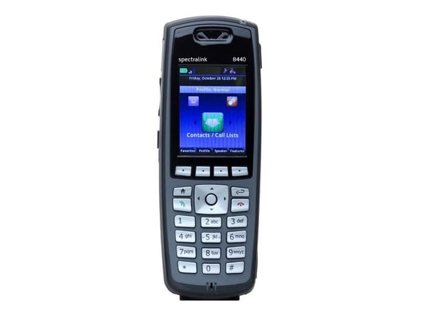 Spectralink 8440, Sort, LCD, 5,59 cm (2.2"), 240 x 320 piksler, 65536 farger, 8 timer